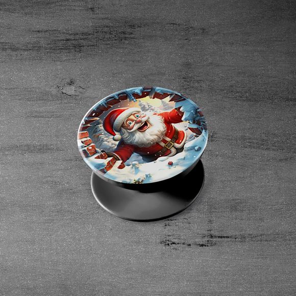 PopSockets Santa Claus Christmas Xmas for Phone Women Swappable Base PopGrip - Picture 8 of 13